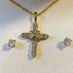 Fashion chain and earrings